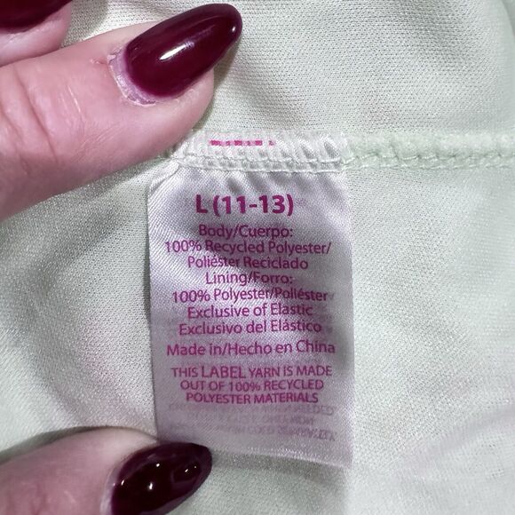 Women’s‎ No Boundaries Dress Hi-Low Size Large Green Fairycore Whimsy Grunge - Picture 7 of 11